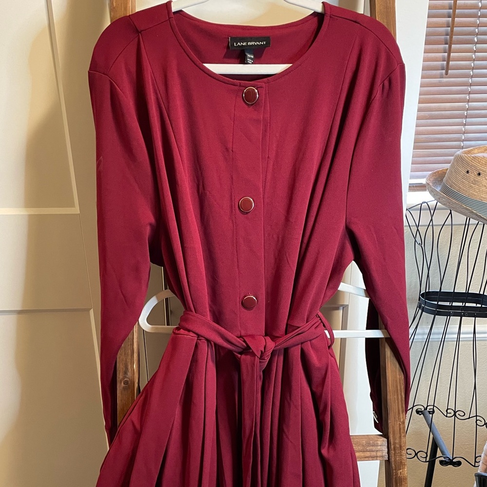 Full length button down dress